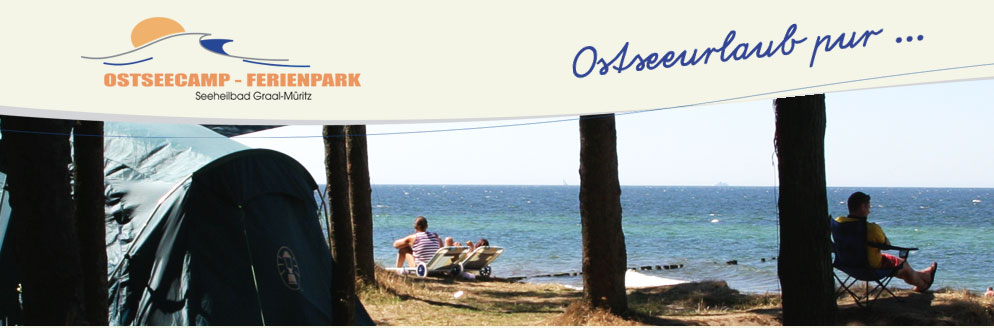 Campingplatz an der Ostsee - direkt am Strand